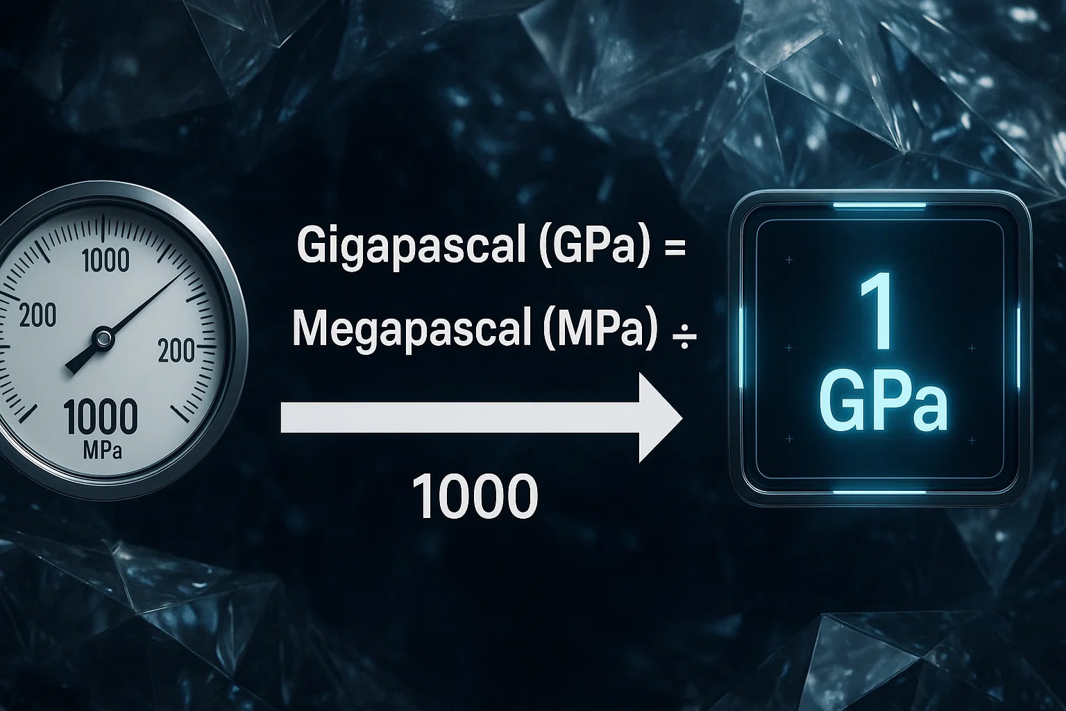 Konverter Megapascal ke Gigapascal
