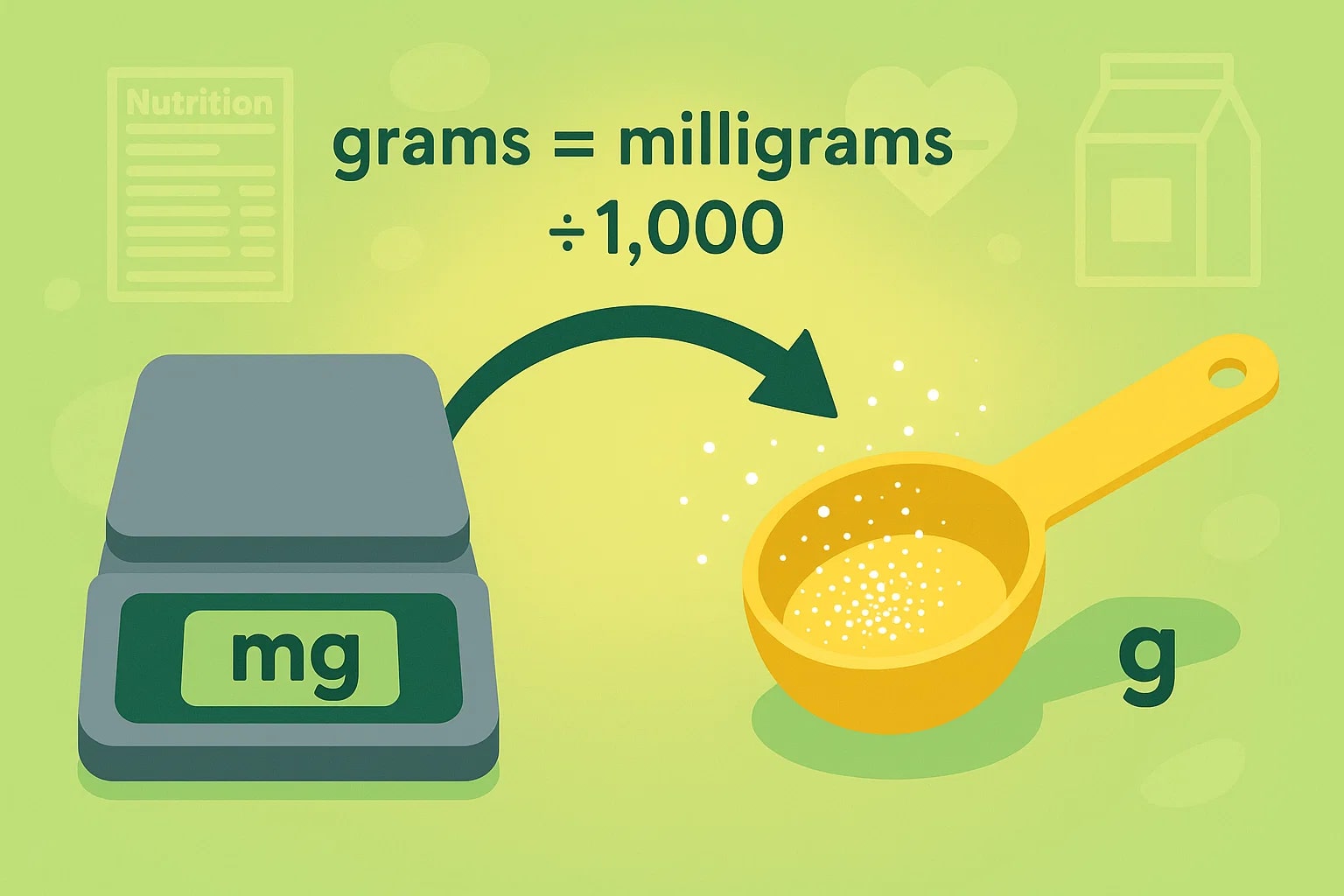 Konverter Miligram ke Gram