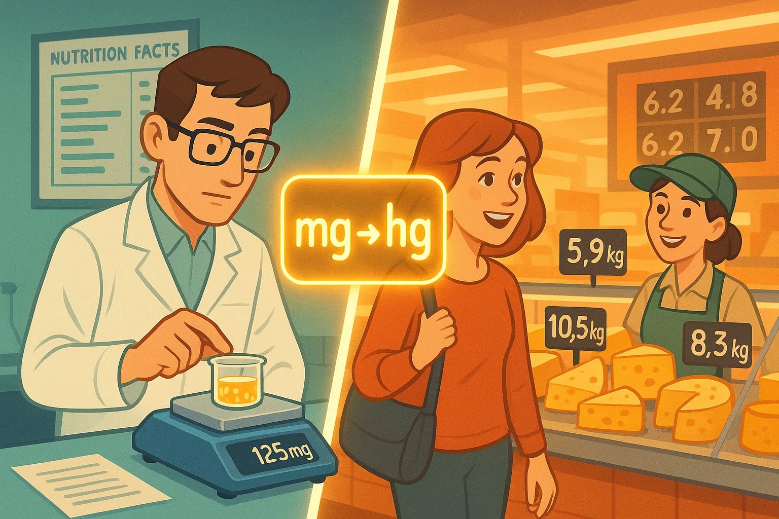 Konverter Miligram ke Hektogram