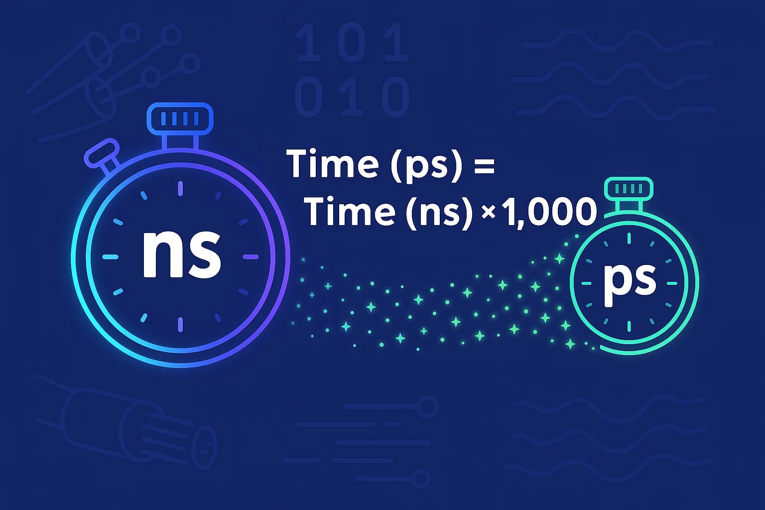 Alat Konversi Nanodetik ke Pikodetik