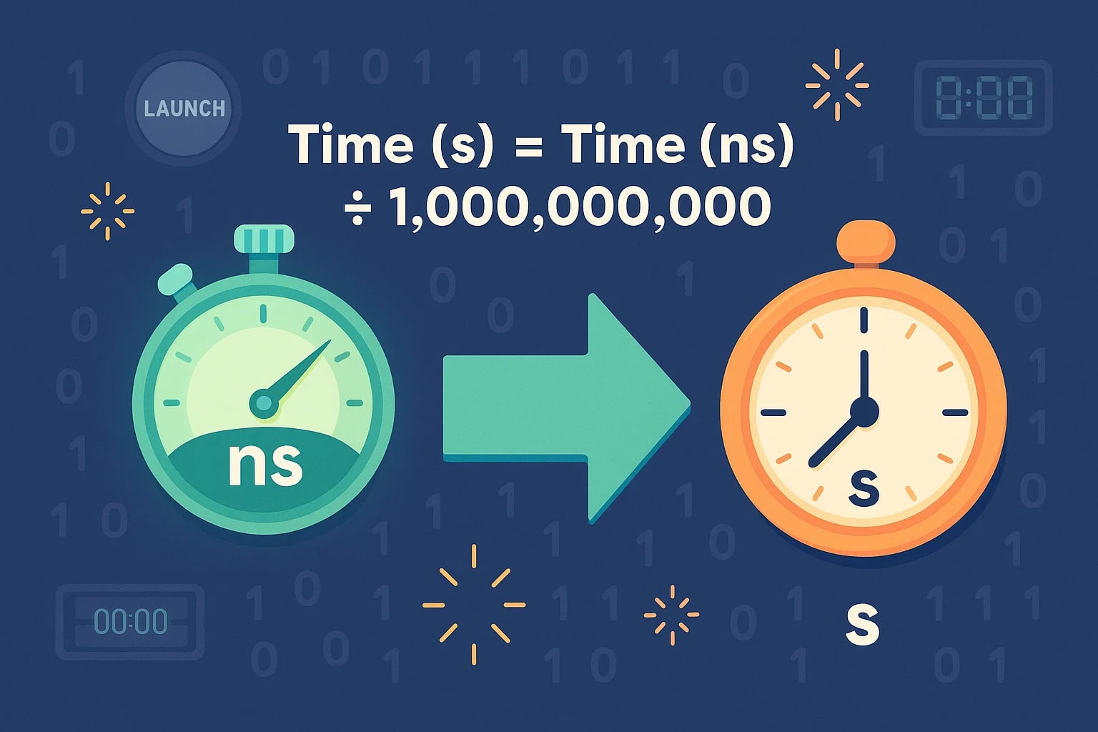 Konverter Nanodetik ke Detik