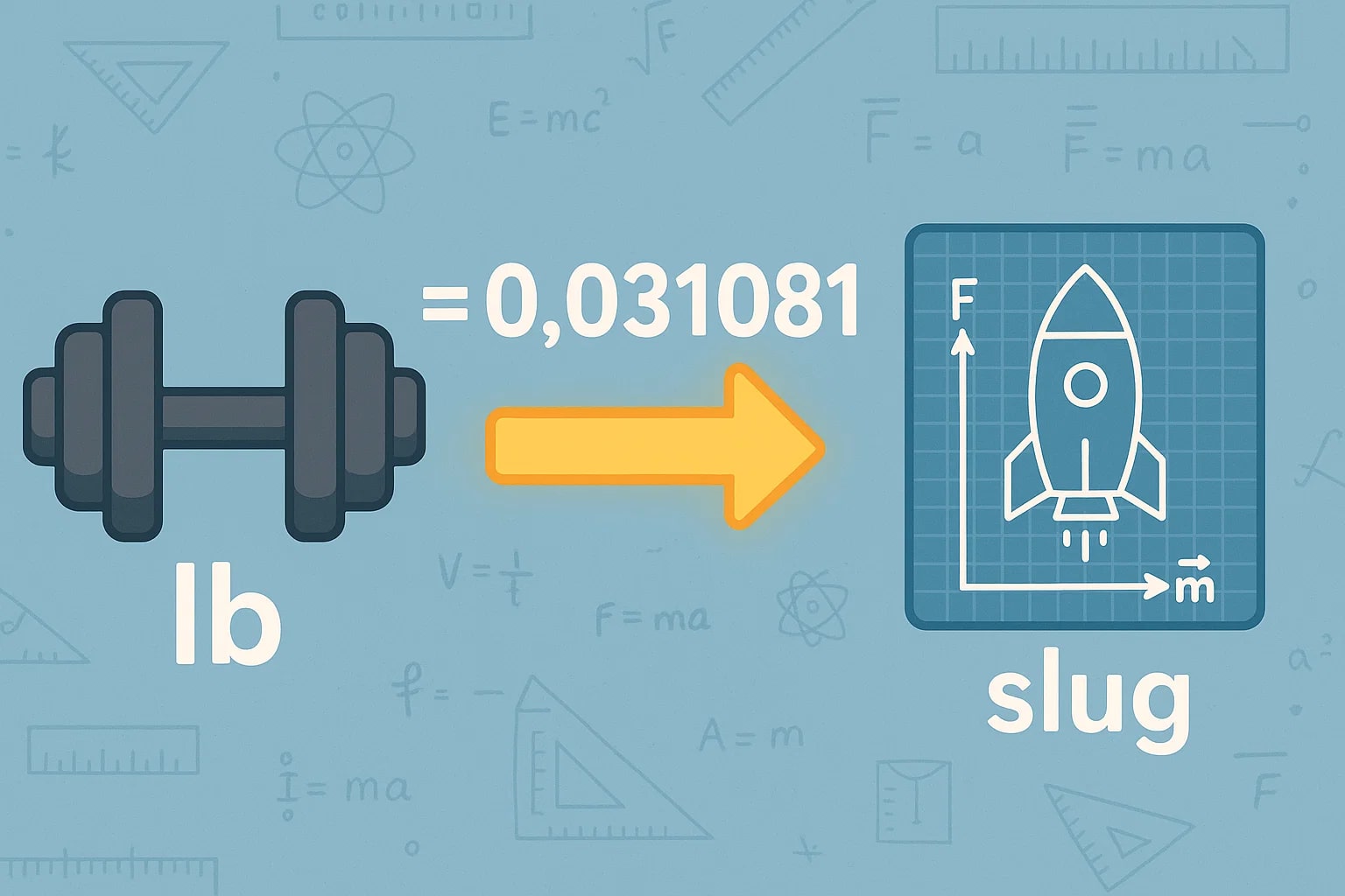 Konverter Pound ke Slug