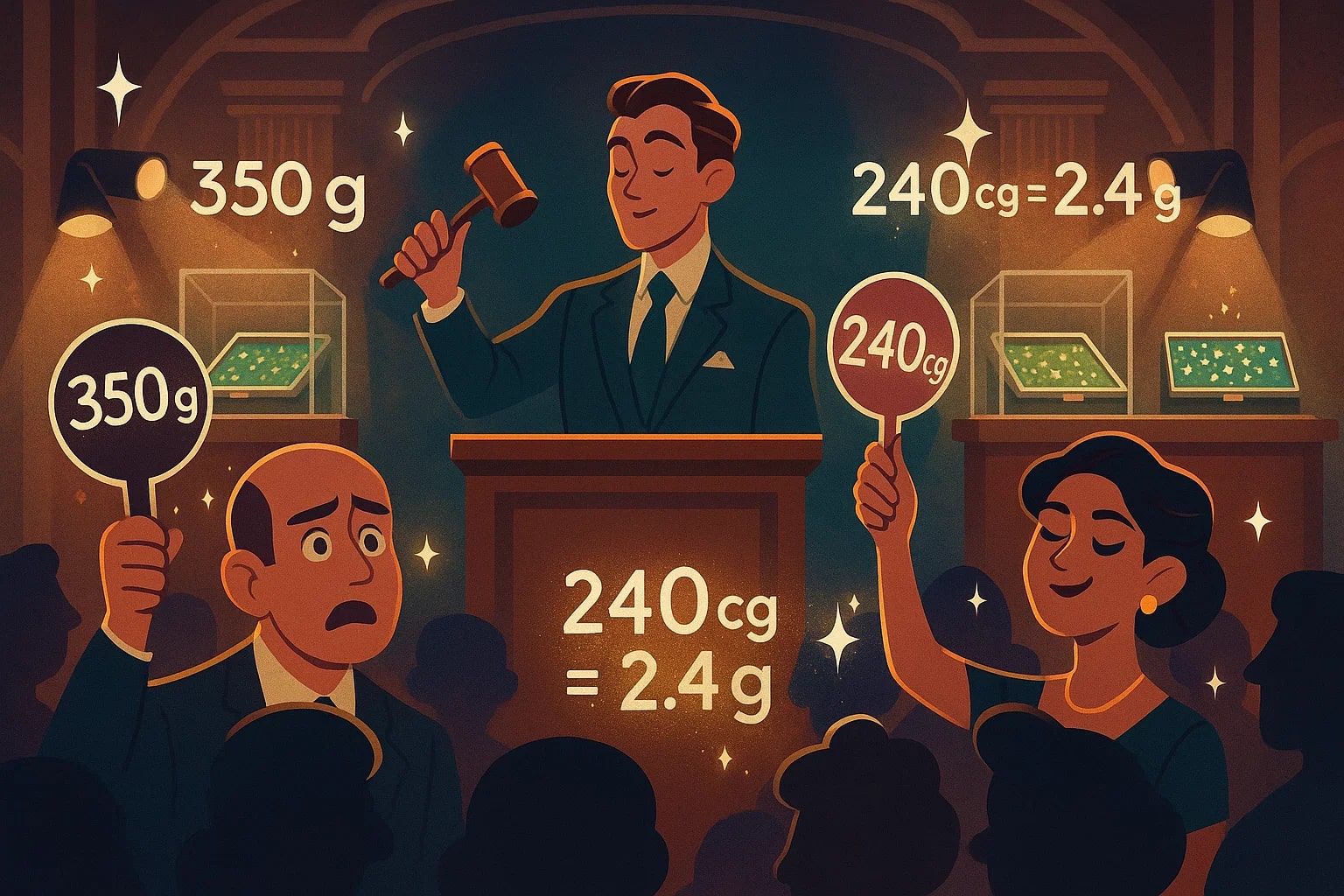 Konverter Centigram ke Gram