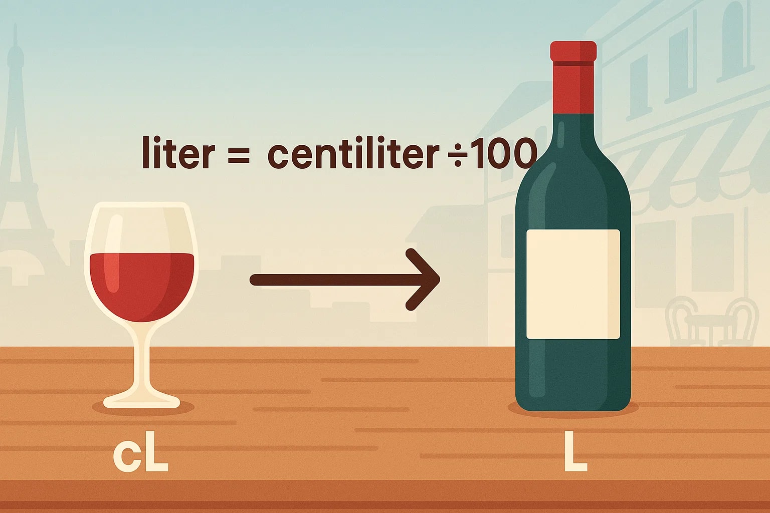 Konverter Centiliter ke Liter