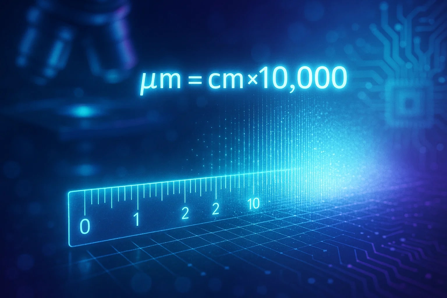 Konverter Sentimeter ke Mikrometer