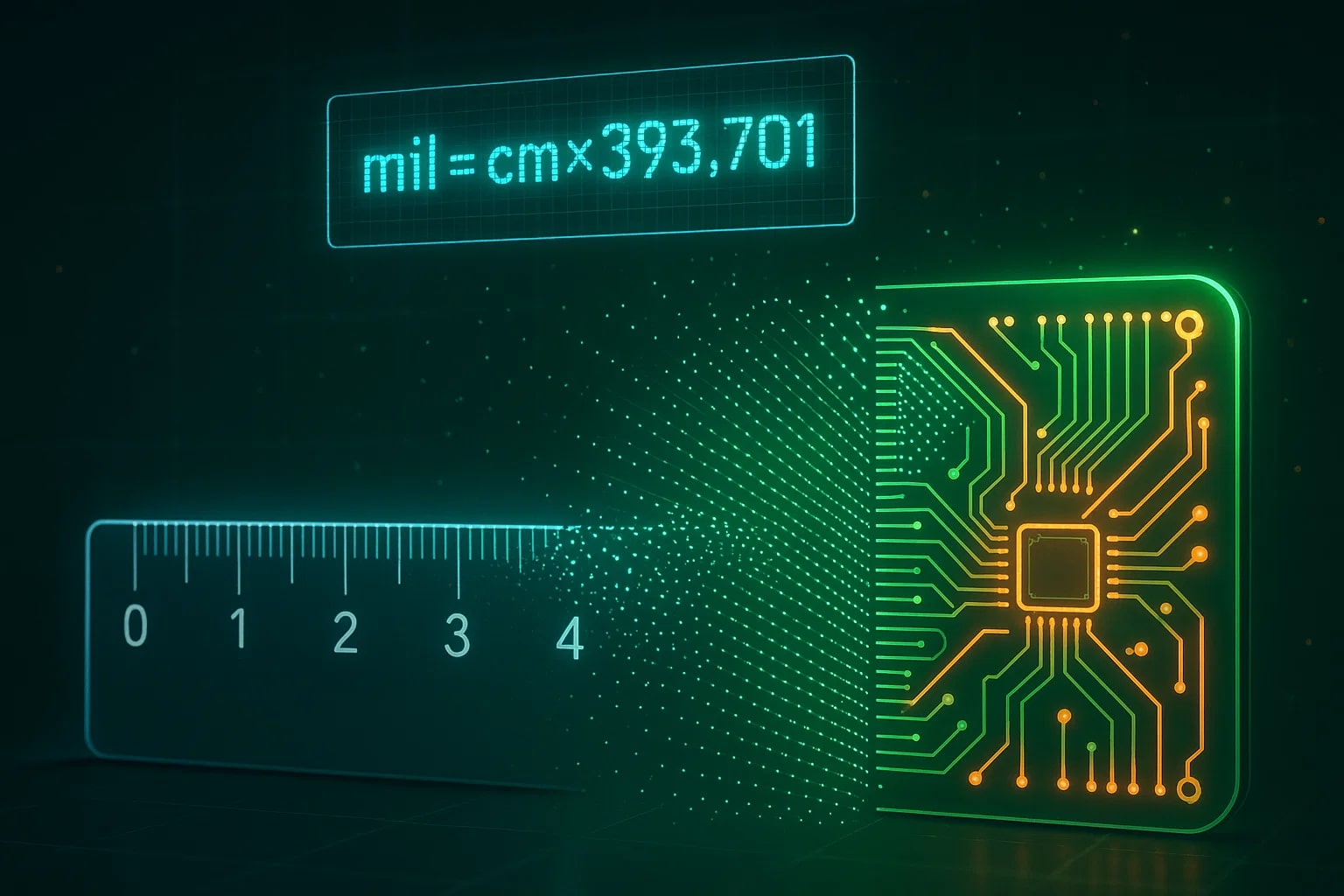 Konverteran Sentimeter ke Mils