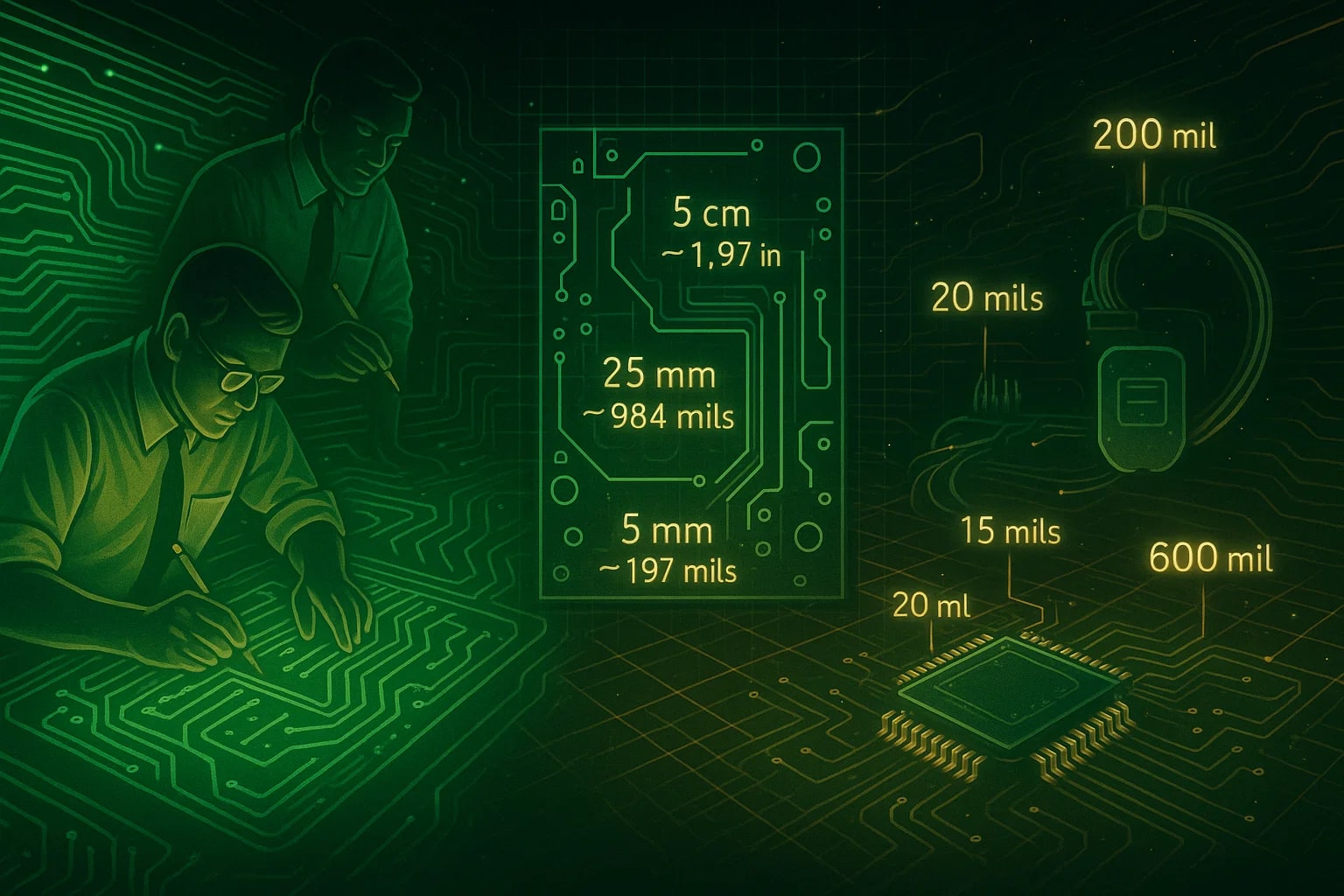 Konverteran Sentimeter ke Mils