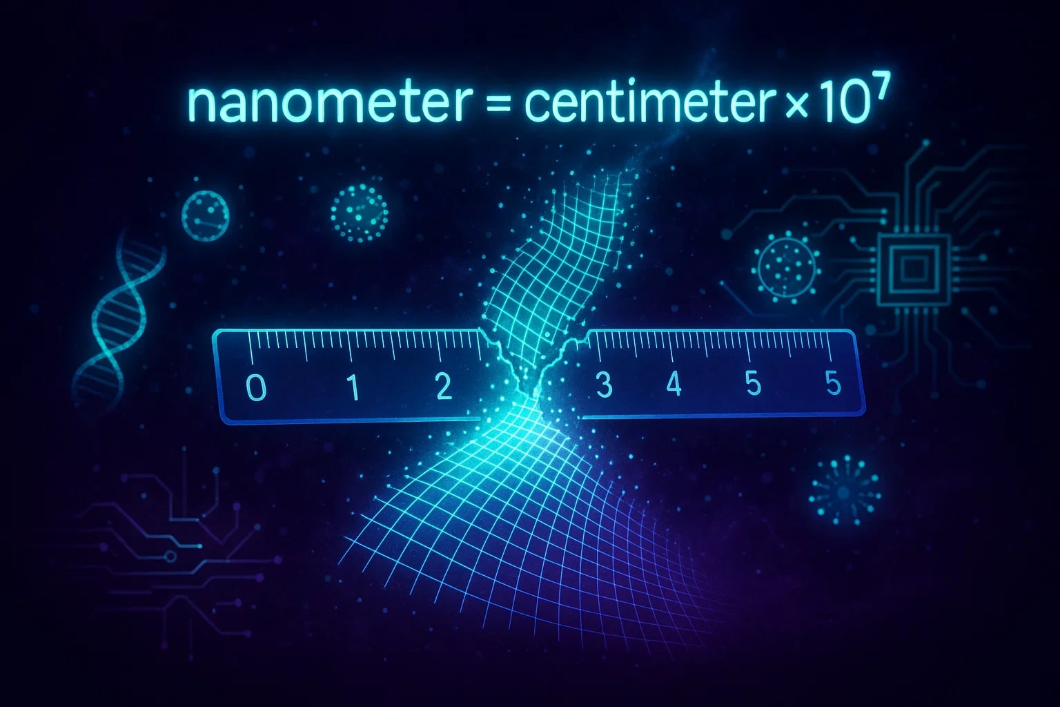 Konverter Sentimeter ke Nanometer