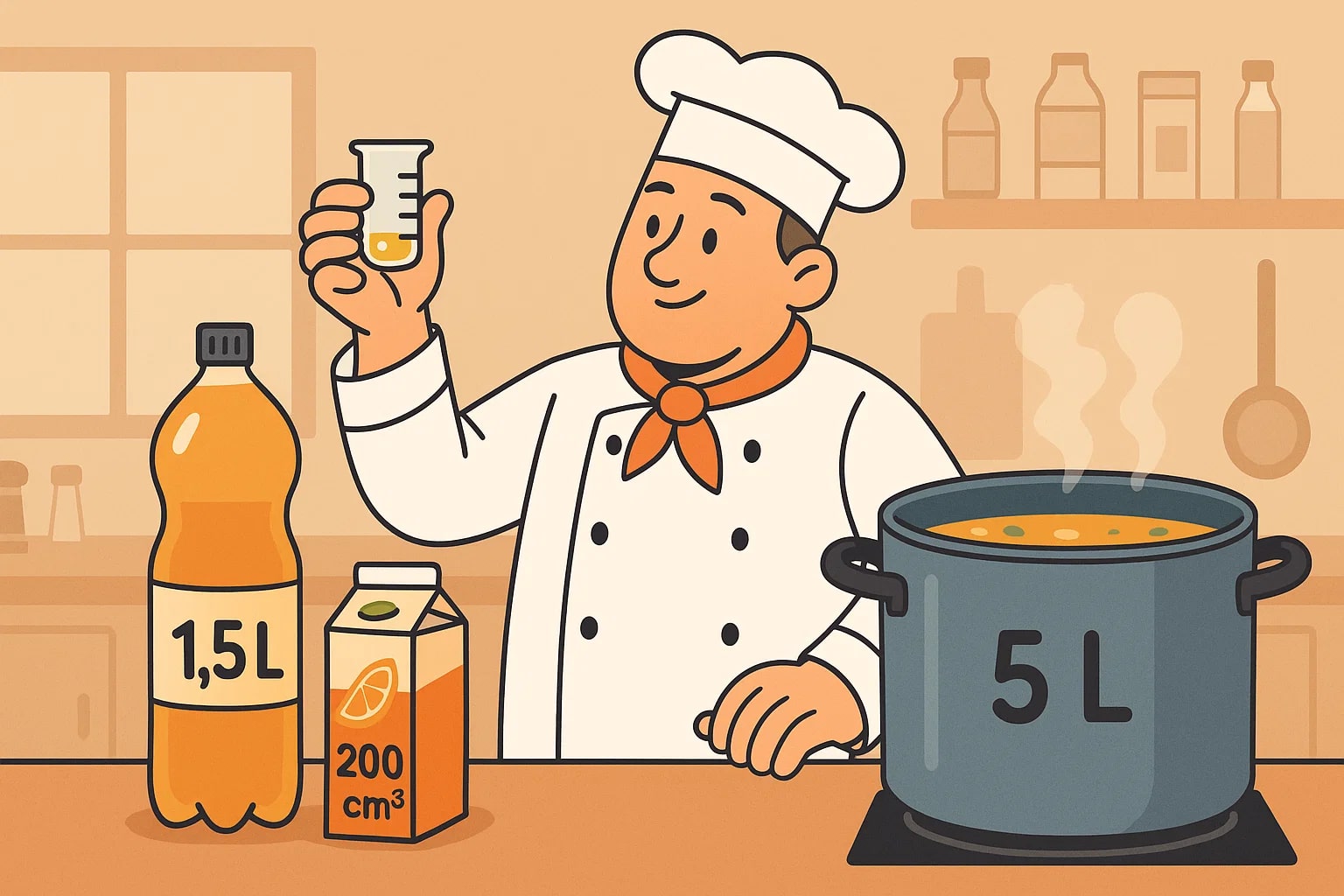 Konverter dari Sentimeter Kubik ke Liter