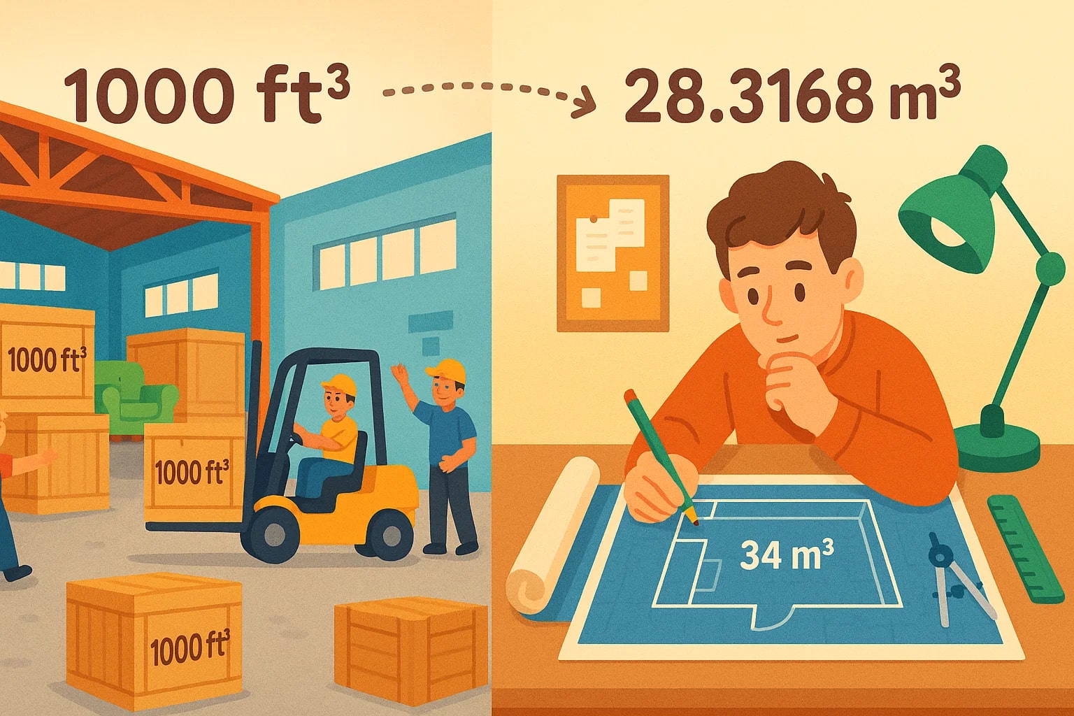 Konverter Kaki Kubik ke Yard Kubik