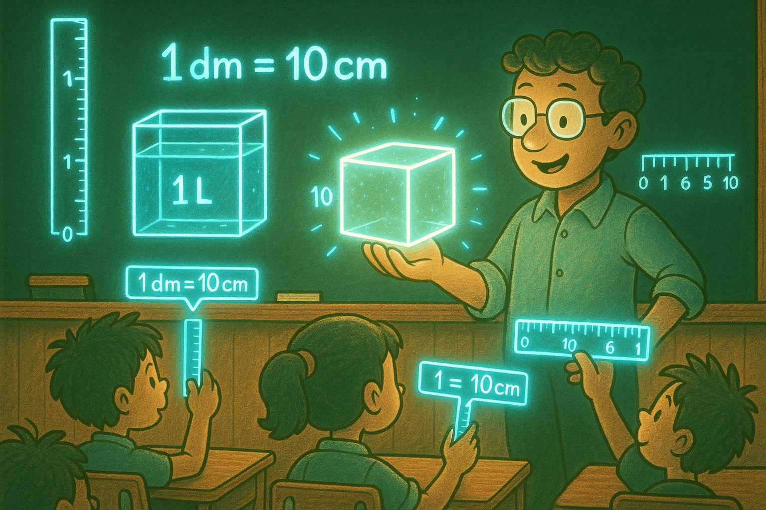 Konverter Desimeter ke Sentimeter