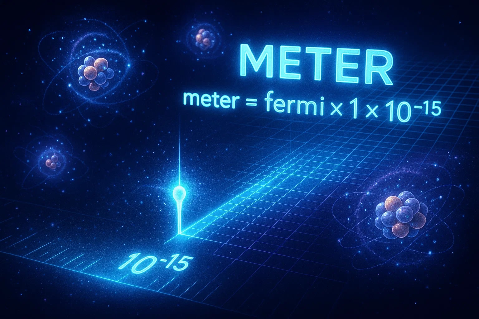 Konverter Fermi ke Meter