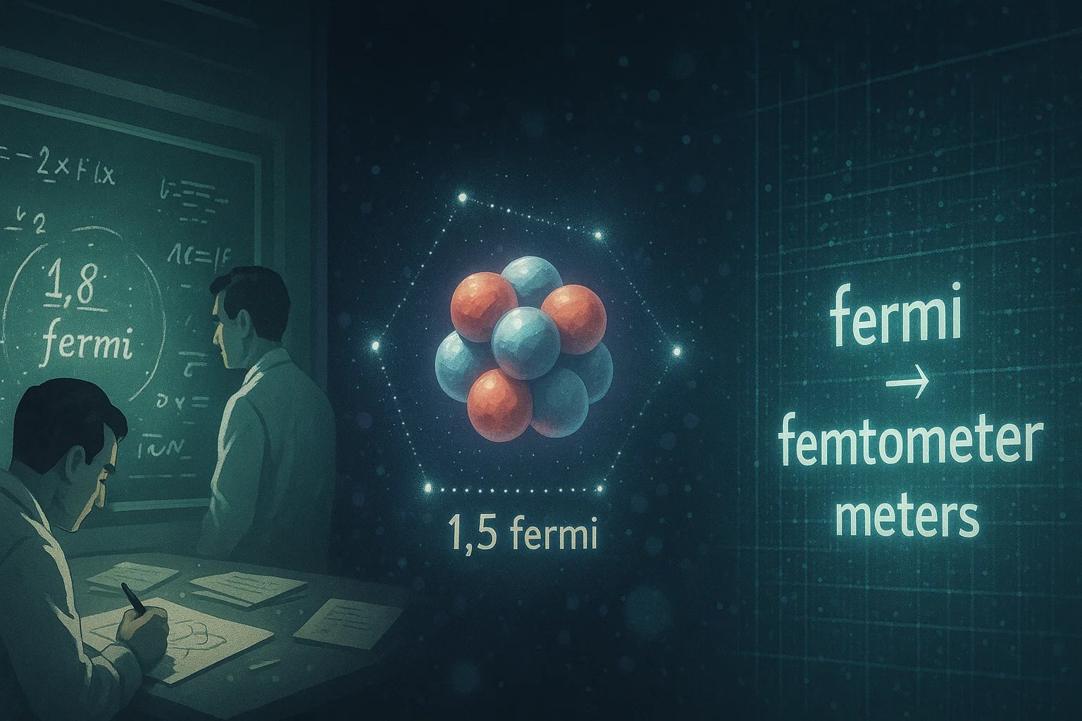 Konverter Fermi ke Meter
