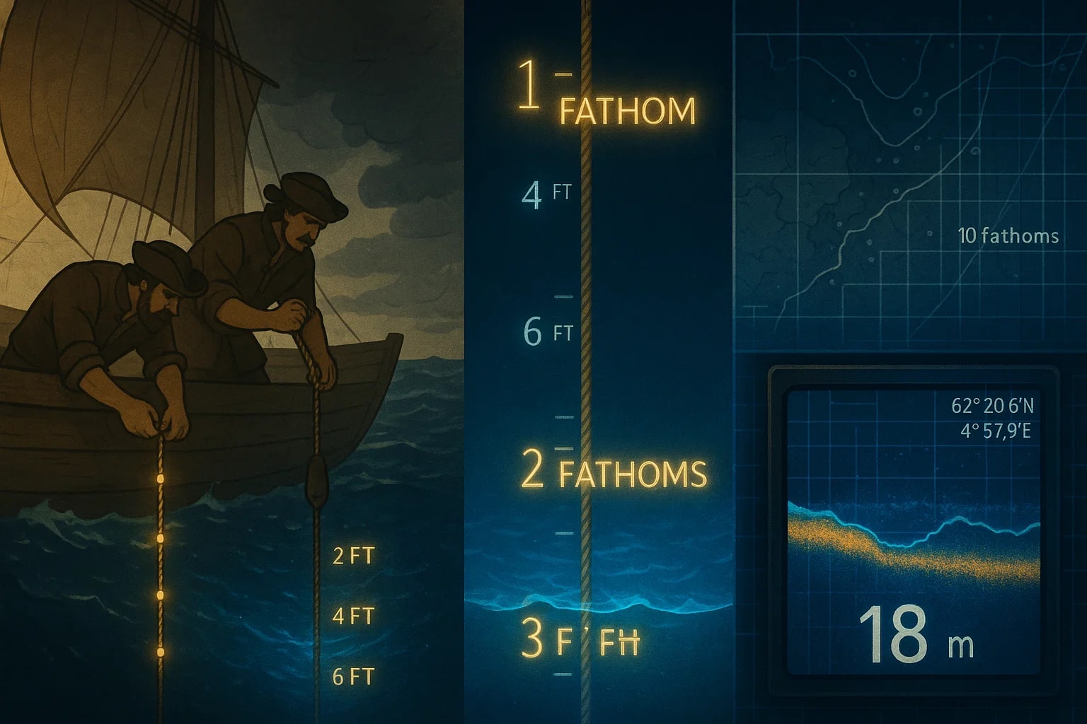 Konverter Kaki ke Fathom