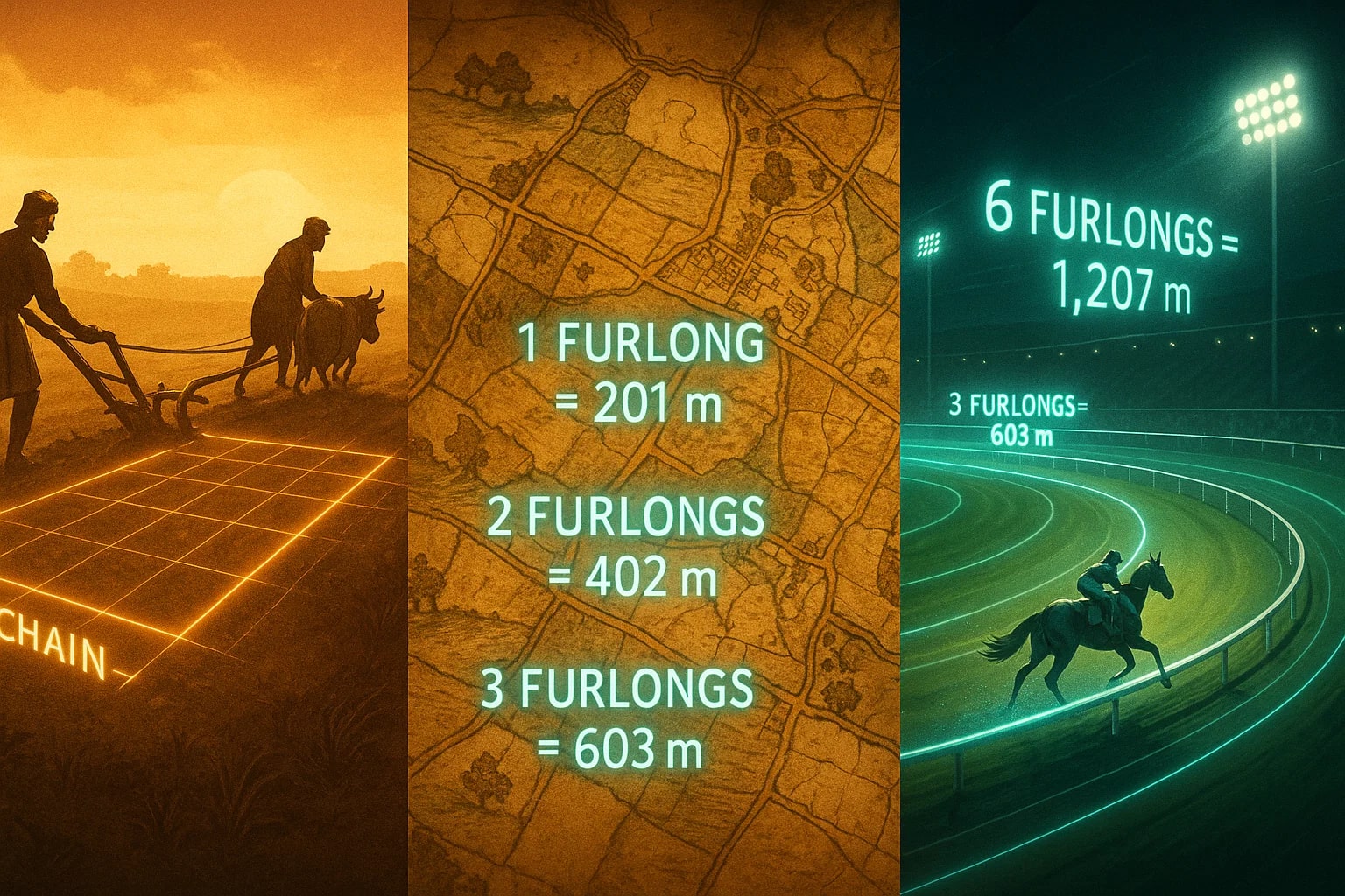 Konverter Furlong ke Meter