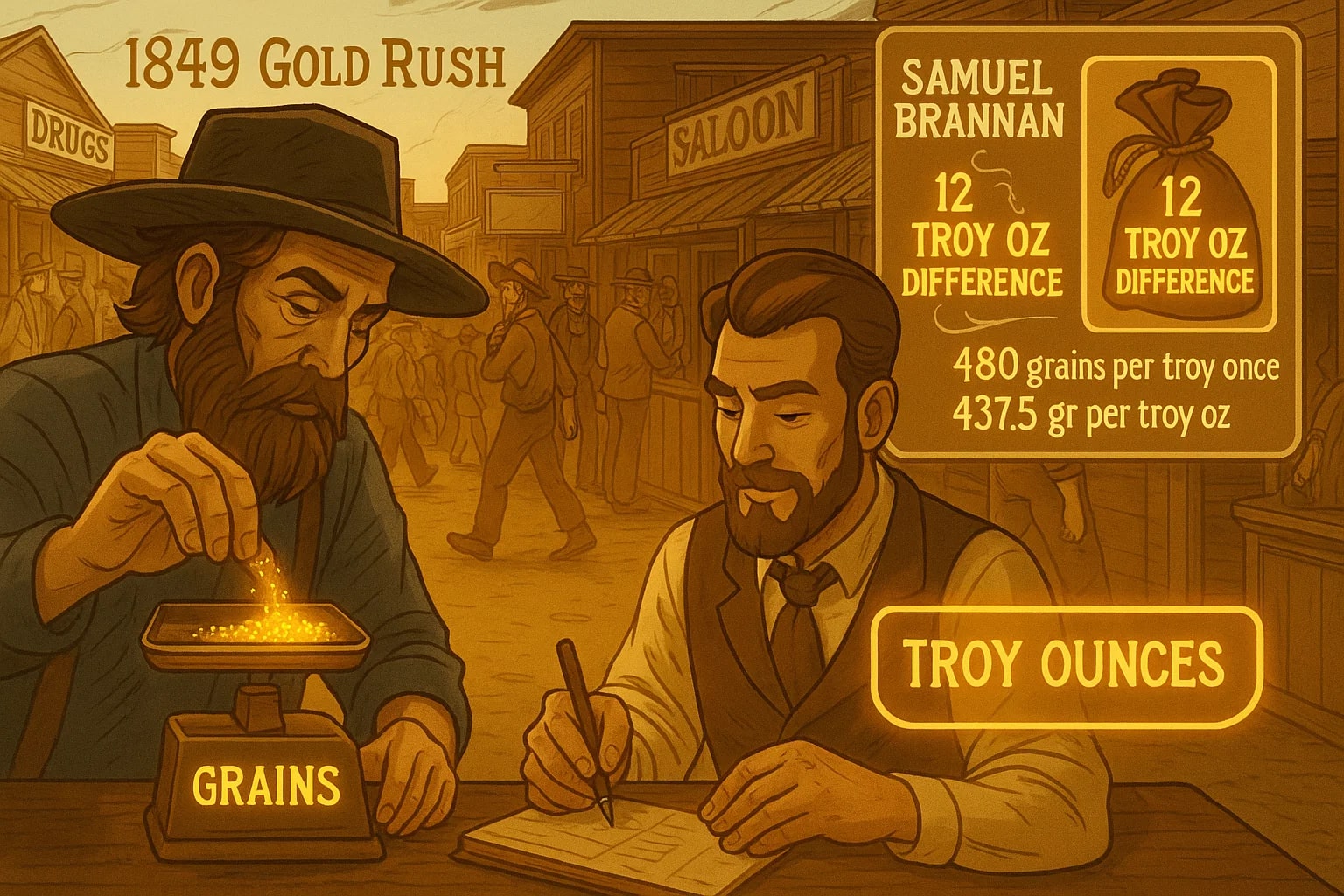 Konverter Butir ke Ons