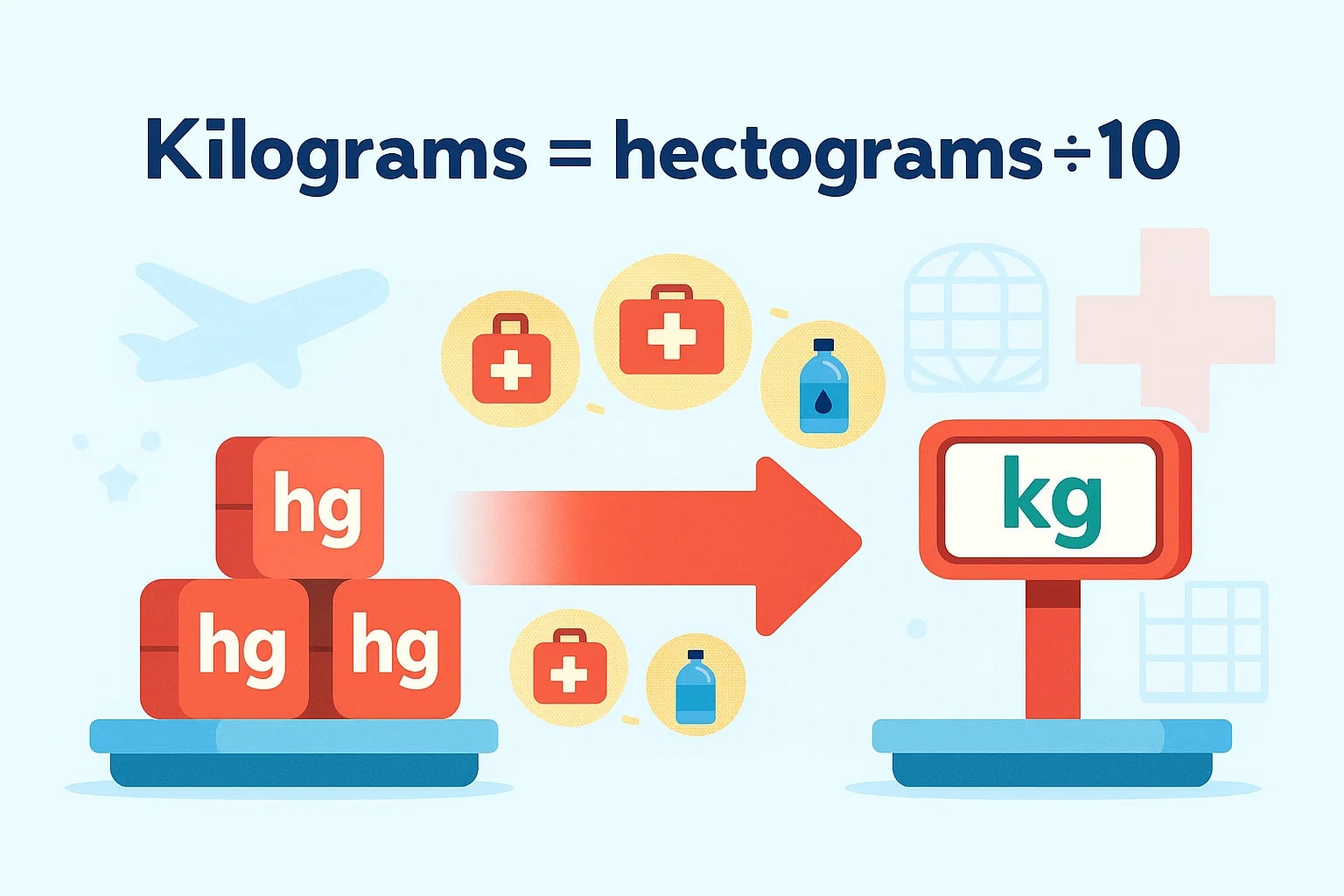Konverter Hektogram ke Kilogram