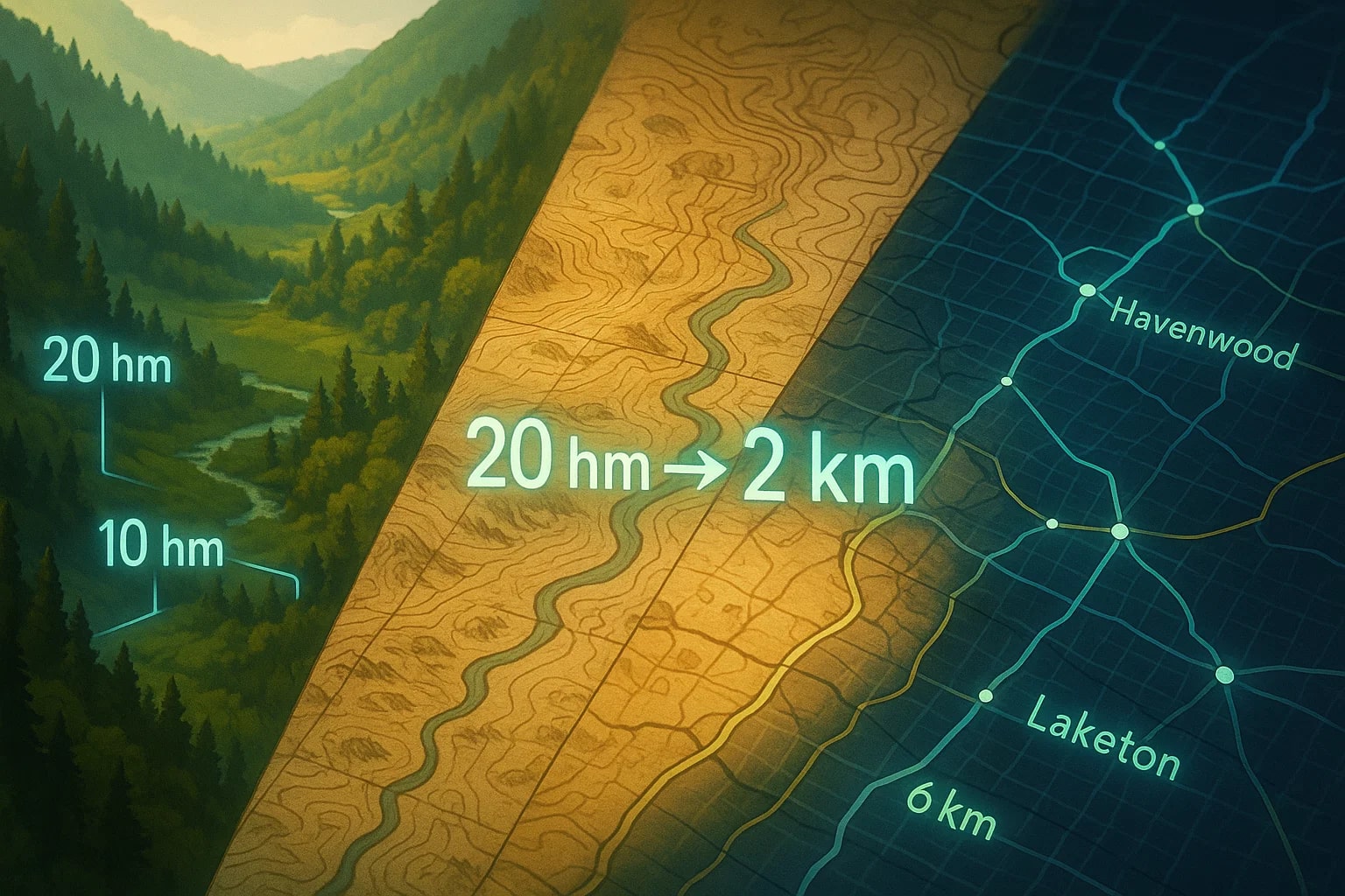 Konverter Hektometer ke Kilometer