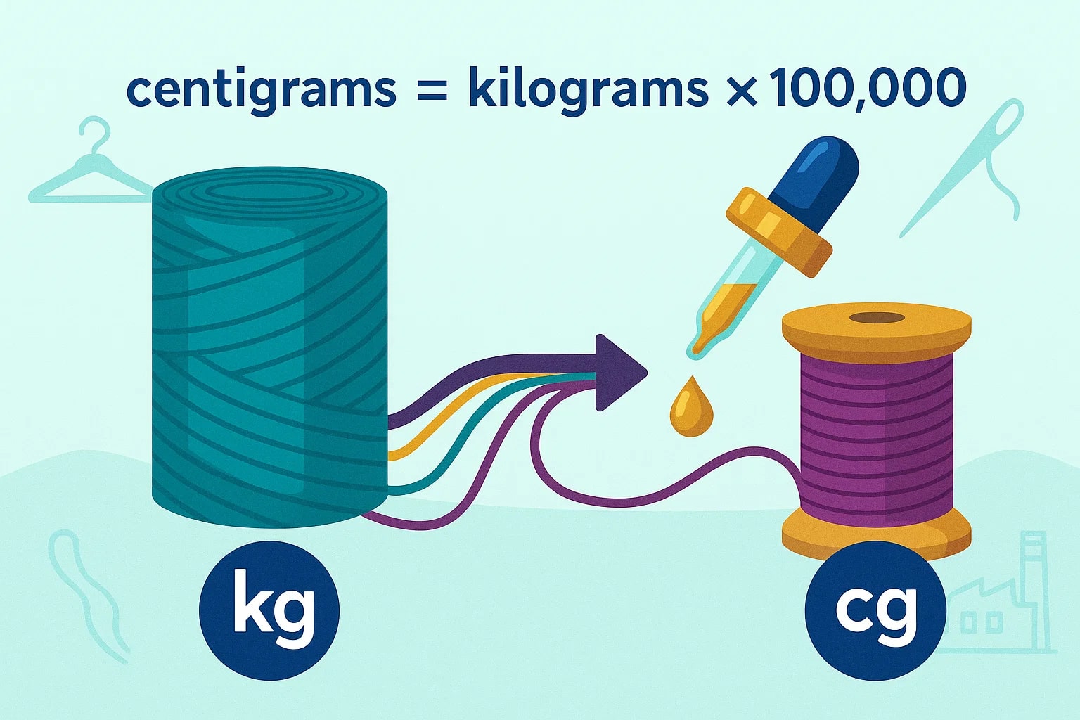 Konverter Kilogram ke Centigram