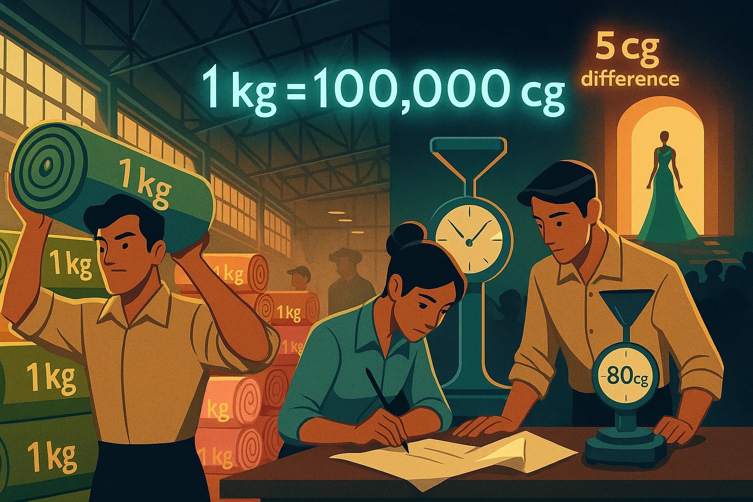 Konverter Kilogram ke Centigram