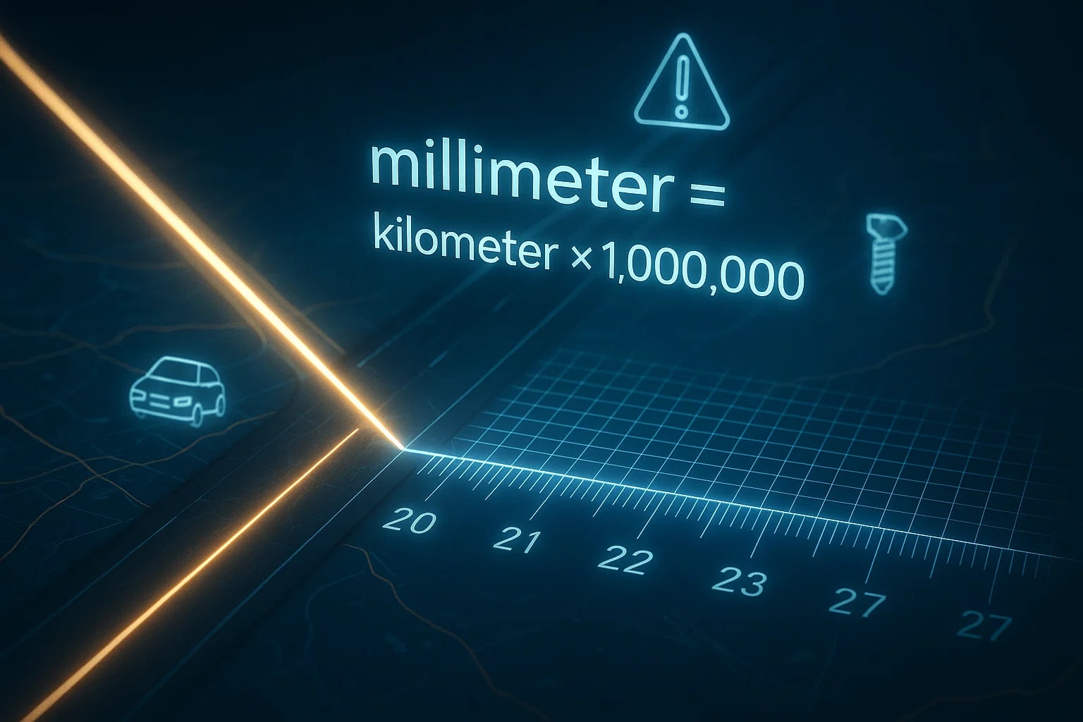 Konverter Kilometer ke Milimeter