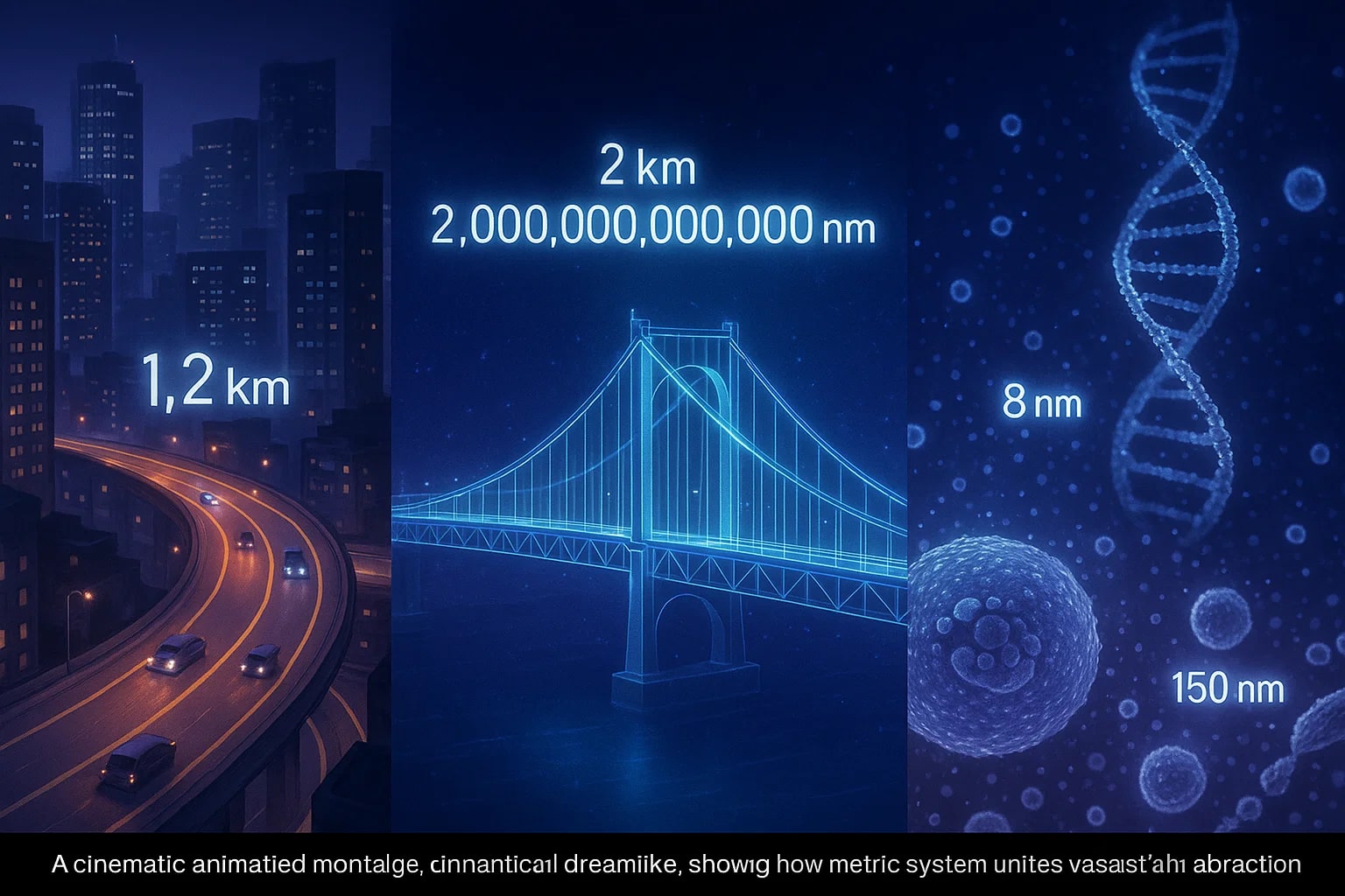 Konverter Kilometer ke Nanometer