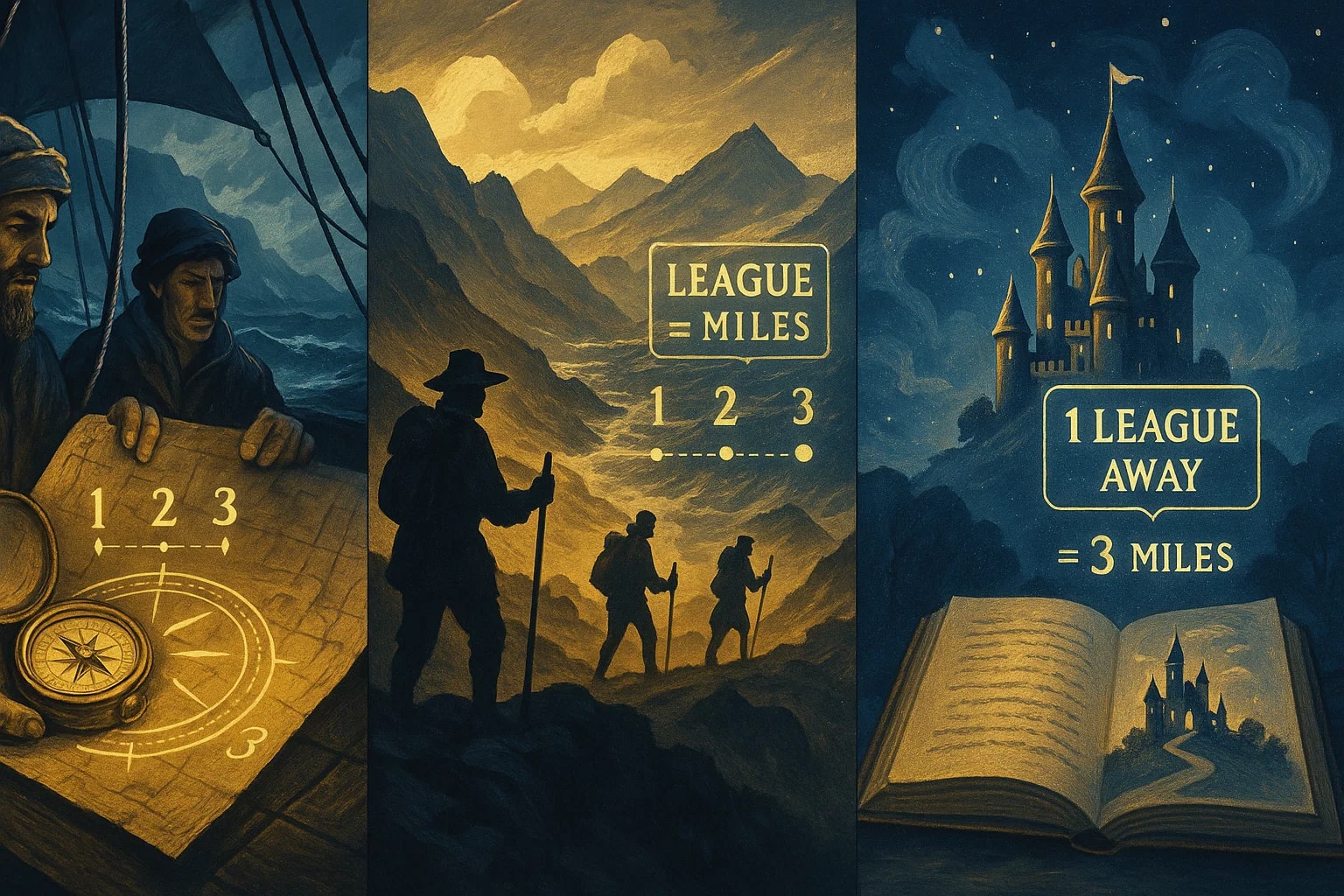 Konverter Liga ke Mil