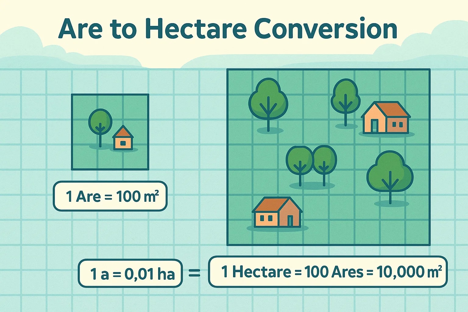 Konverter Are ke Hektar