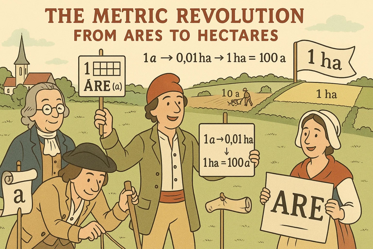 Konverter Are ke Hektar