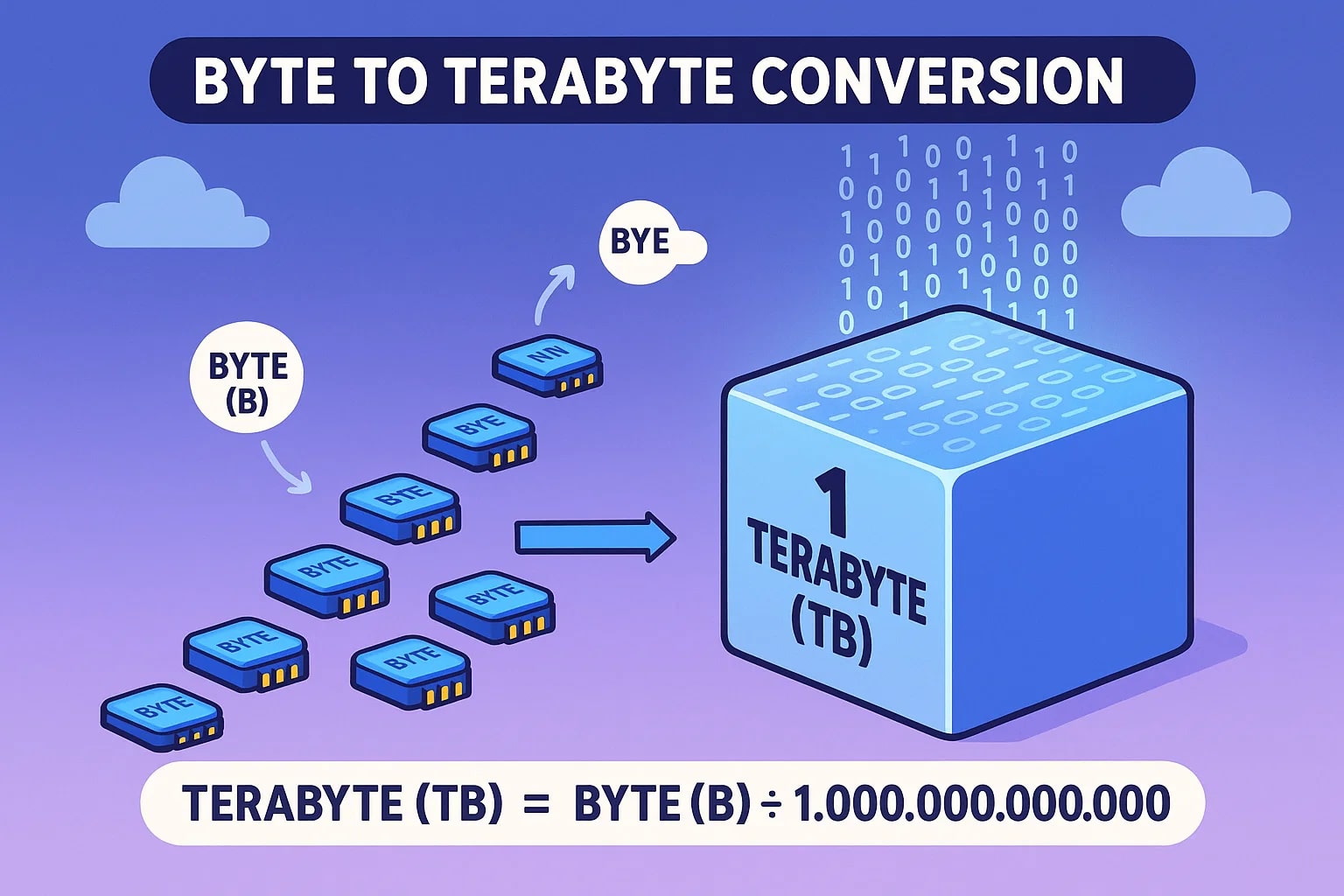 Konverter Byte ke Terabyte