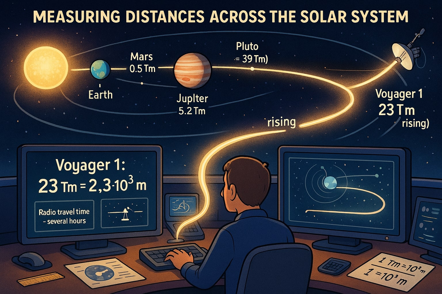 Konverter Terameter ke Meter