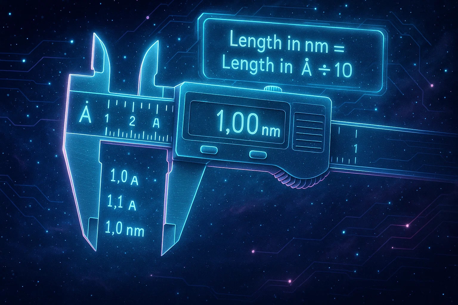 Konverter Angstrom ke Nanometer