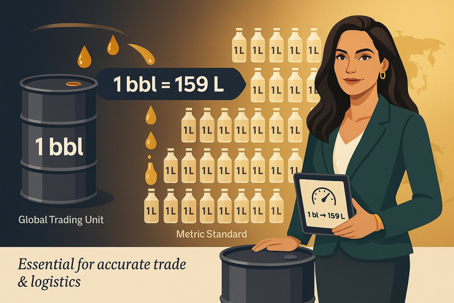 Konverter Drum Minyak ke Liter