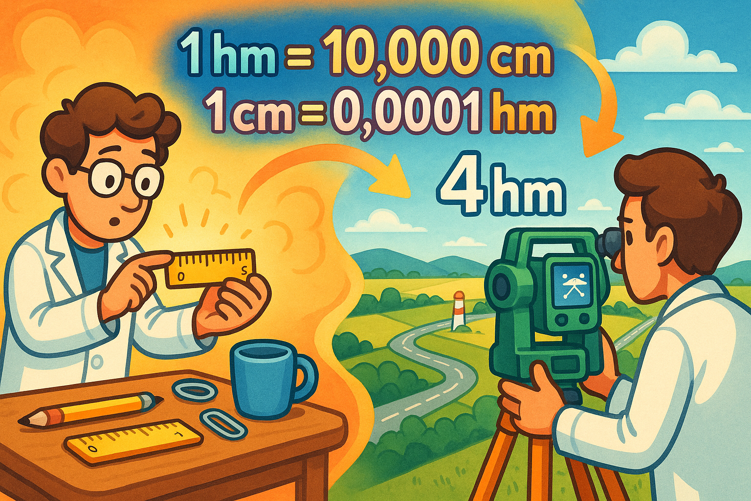 Konverter Sentimeter ke Hektometer