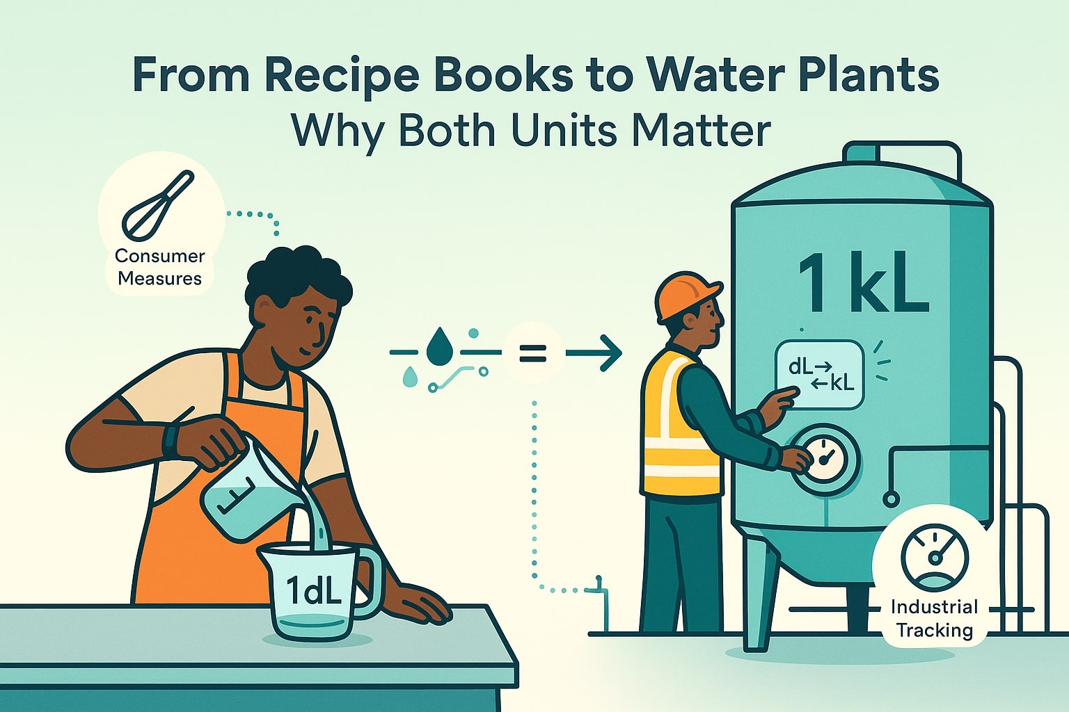 Konverter Desiliter ke Kiloliter