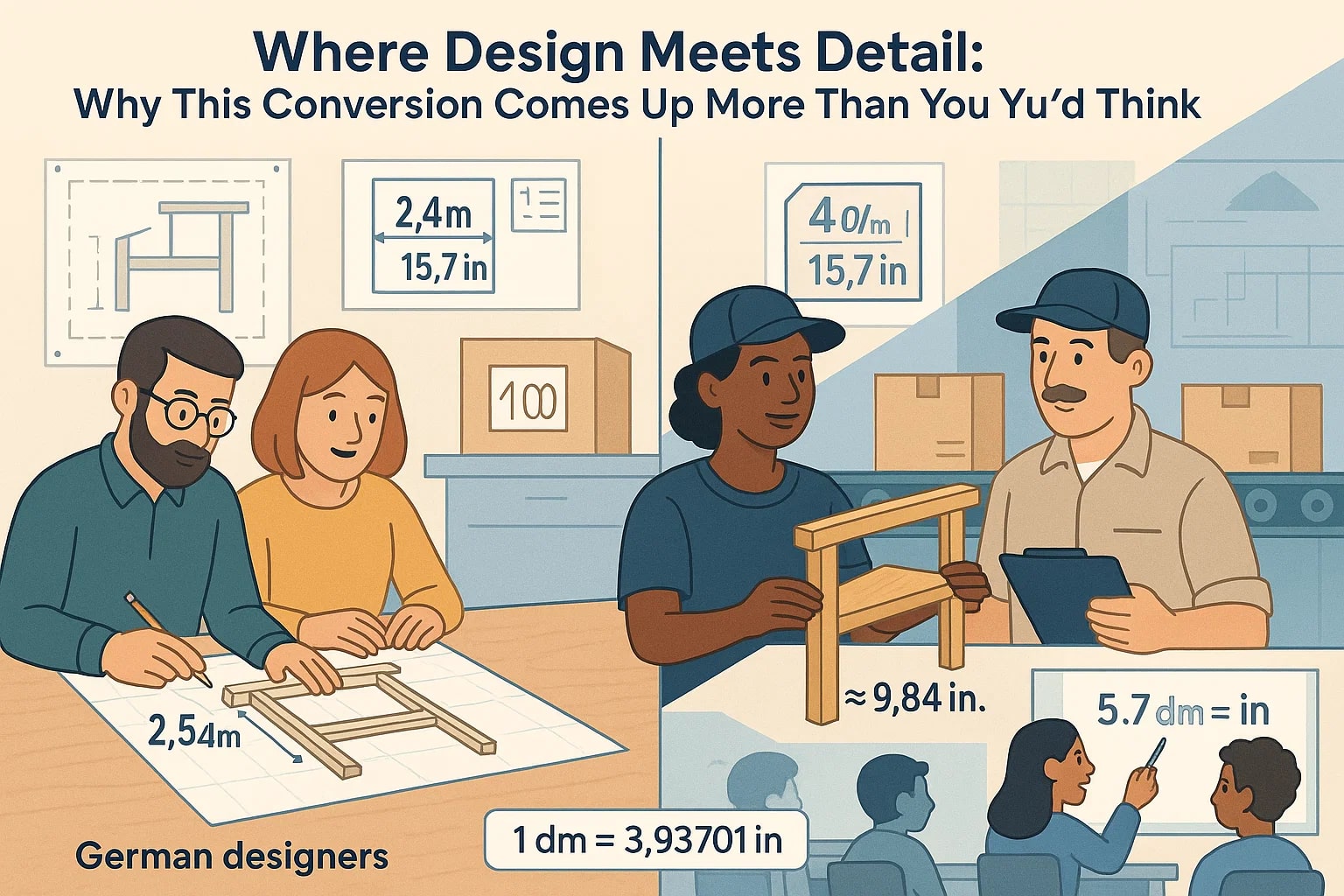 Konverter Decimeter ke Inci