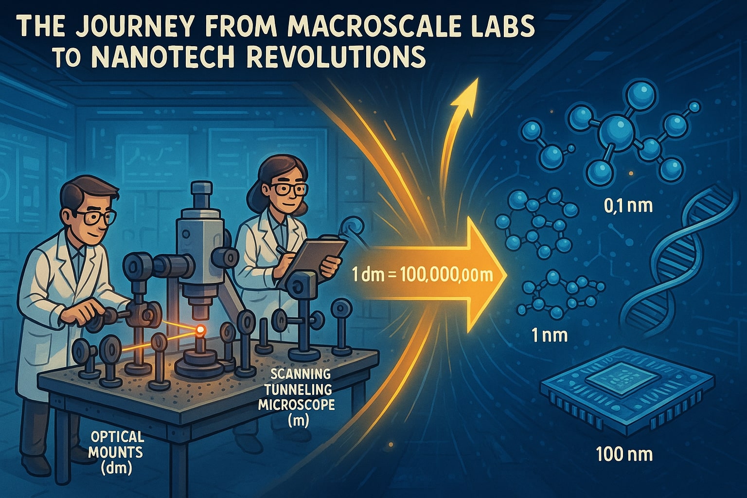 Konverter Desimeter ke Nanometer