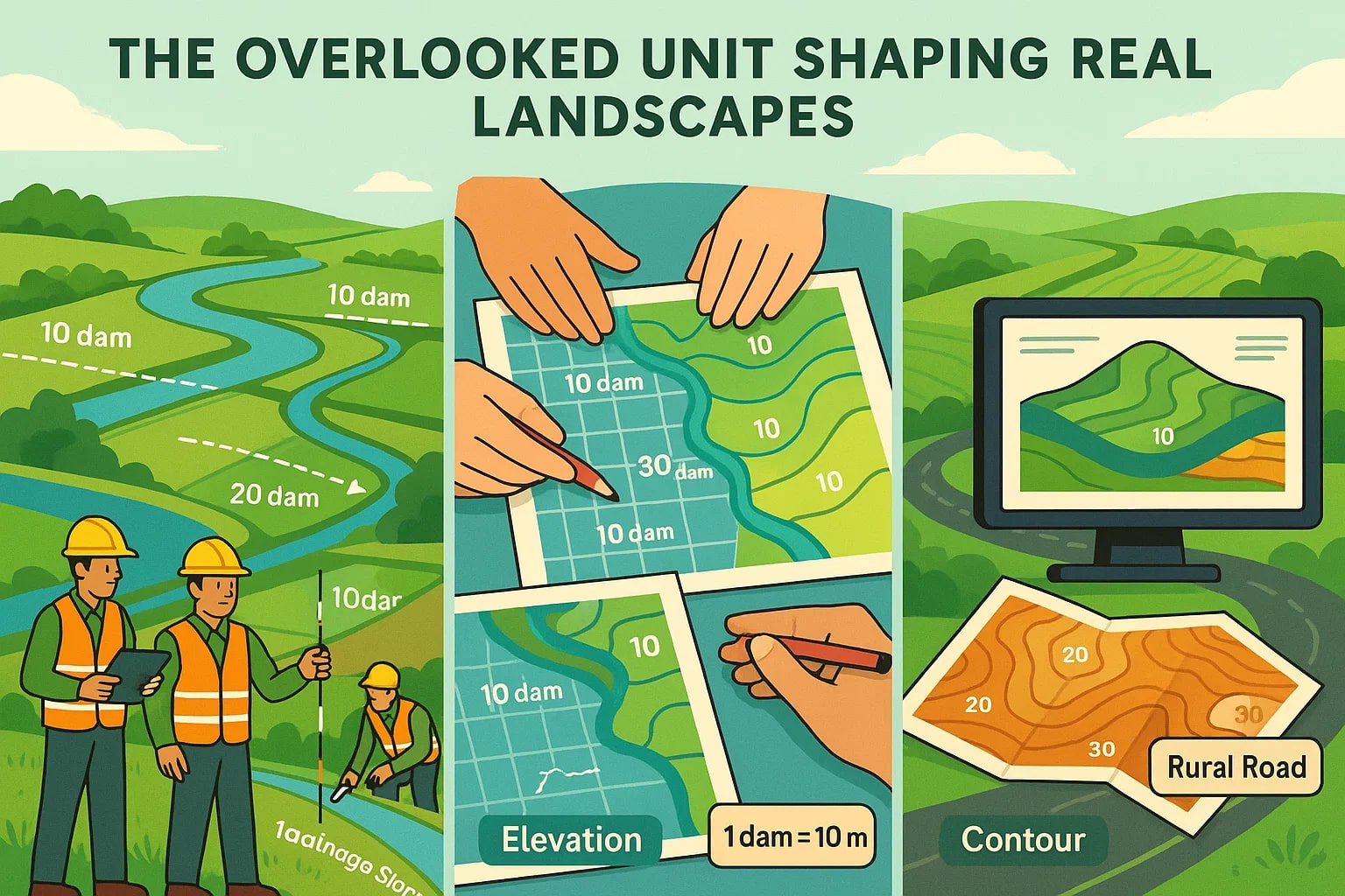 Konverter Dekameter ke Meter