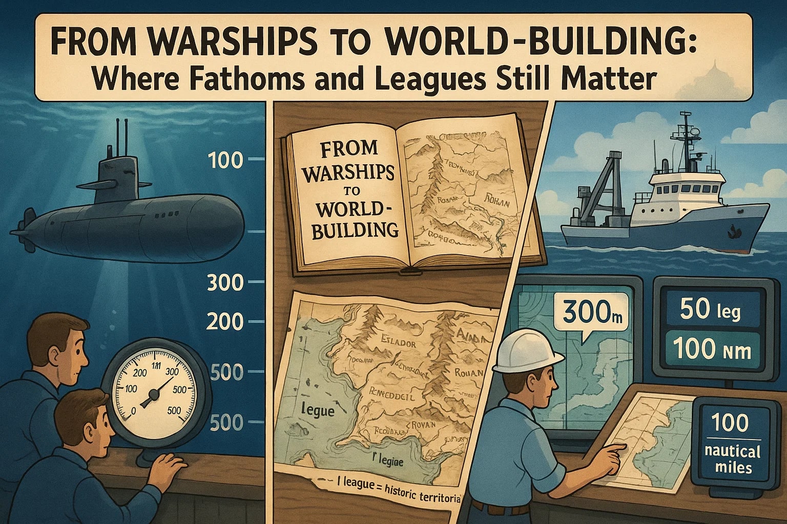 Konverter Fathom ke Liga