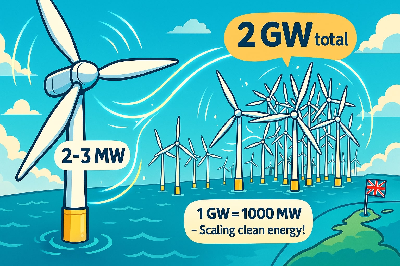 Konverter Gigawatt ke Megawatt