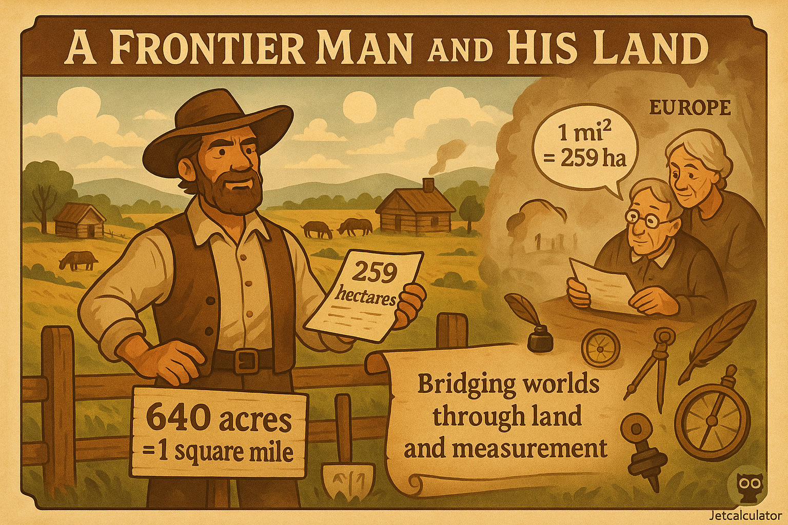 Konverter Hektar ke Yard Persegi