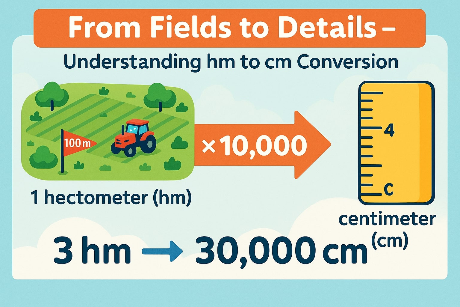 Konverter Hektometer ke Sentimeter