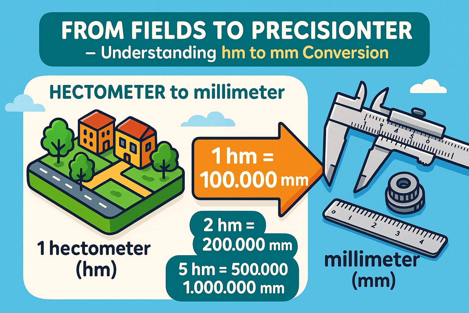 Konverter Hektometer ke Milimeter