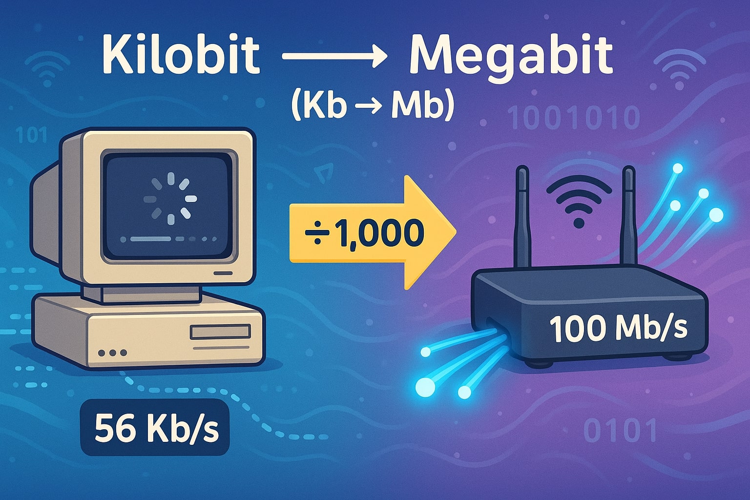 Konverter Kilobit ke Megabit