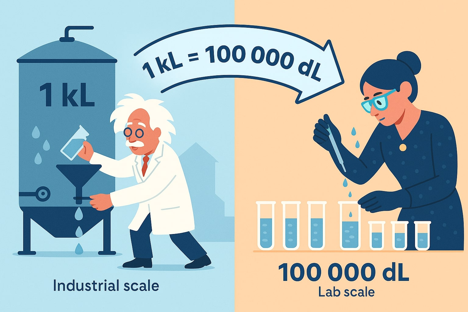 Konverter Kiloliter ke Desiliter