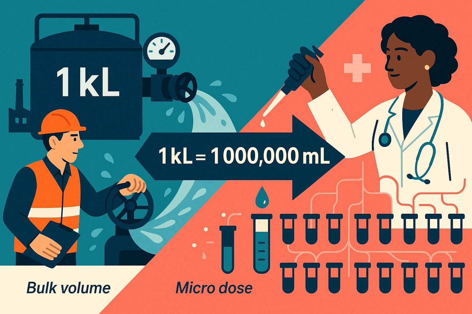 Konverter Kiloliter ke Mililiter