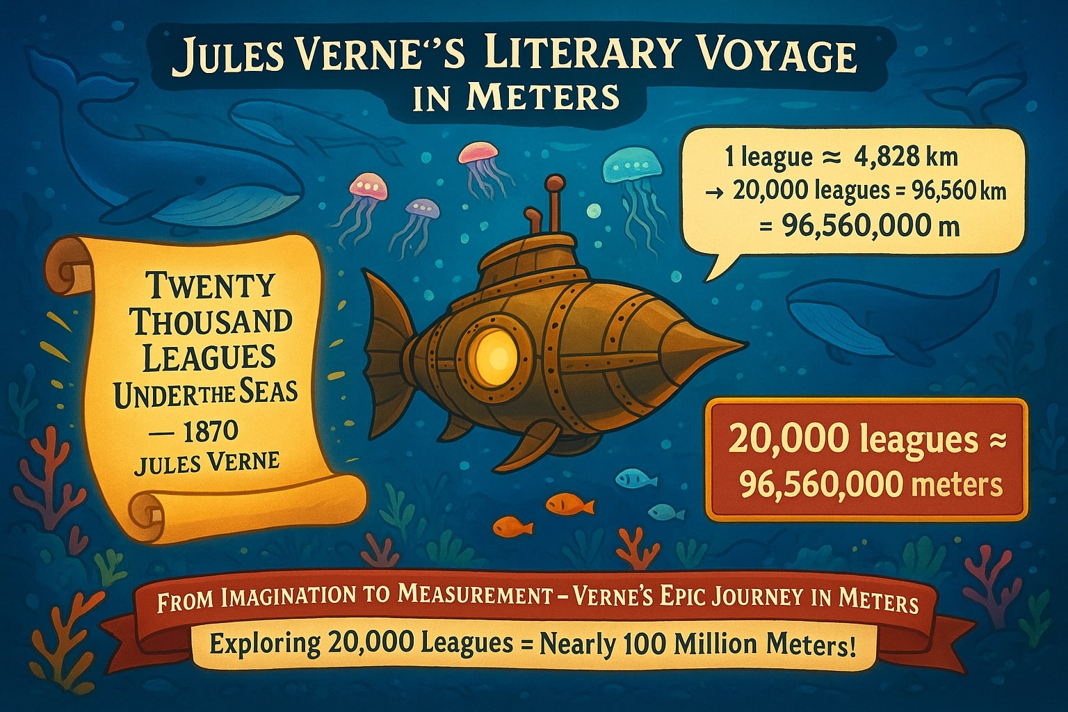 Konverter Liga ke Meter