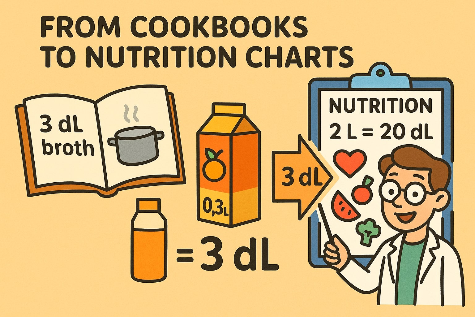 Konverter Liter ke Desiliter