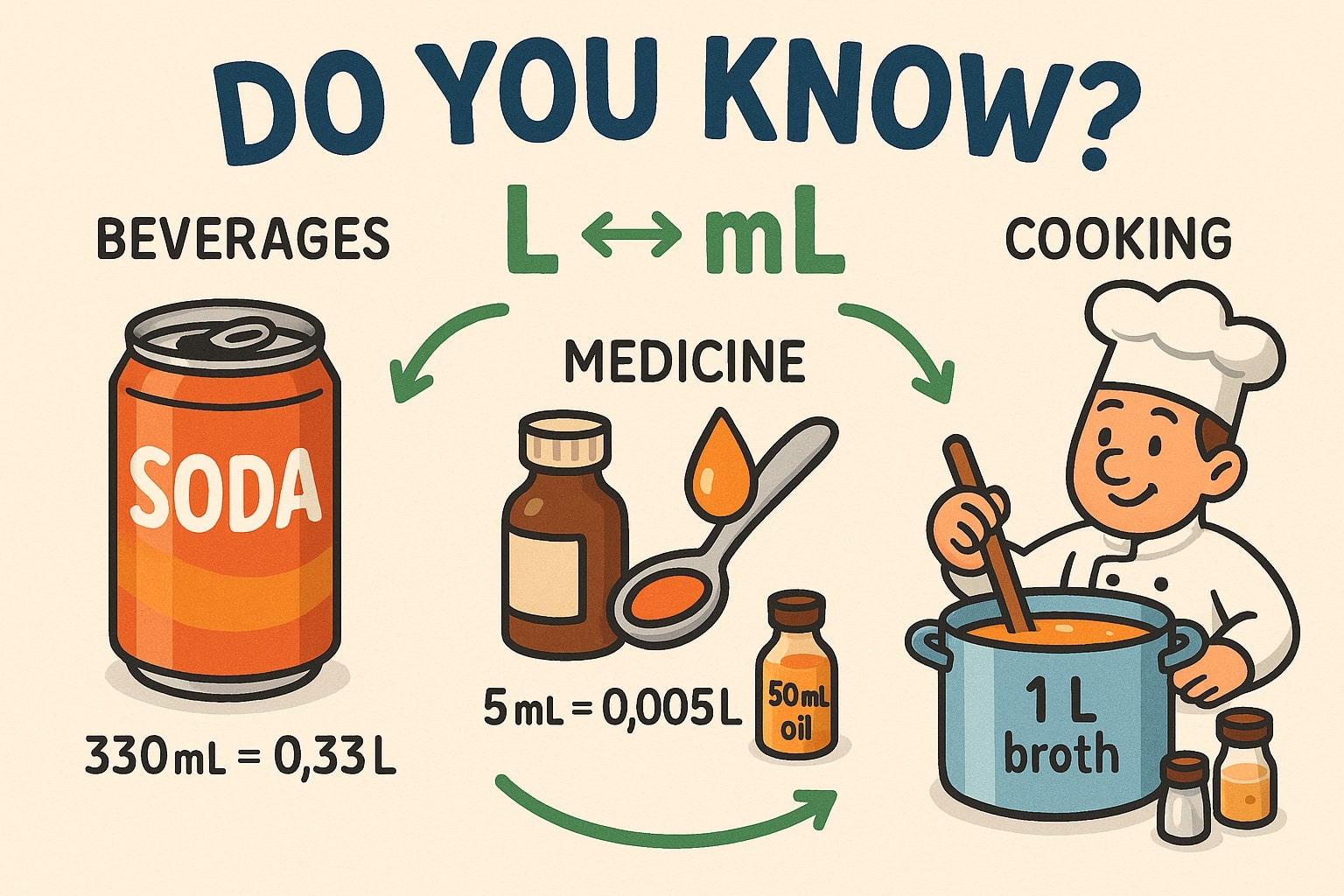 Konverter Liter ke Sentiliter