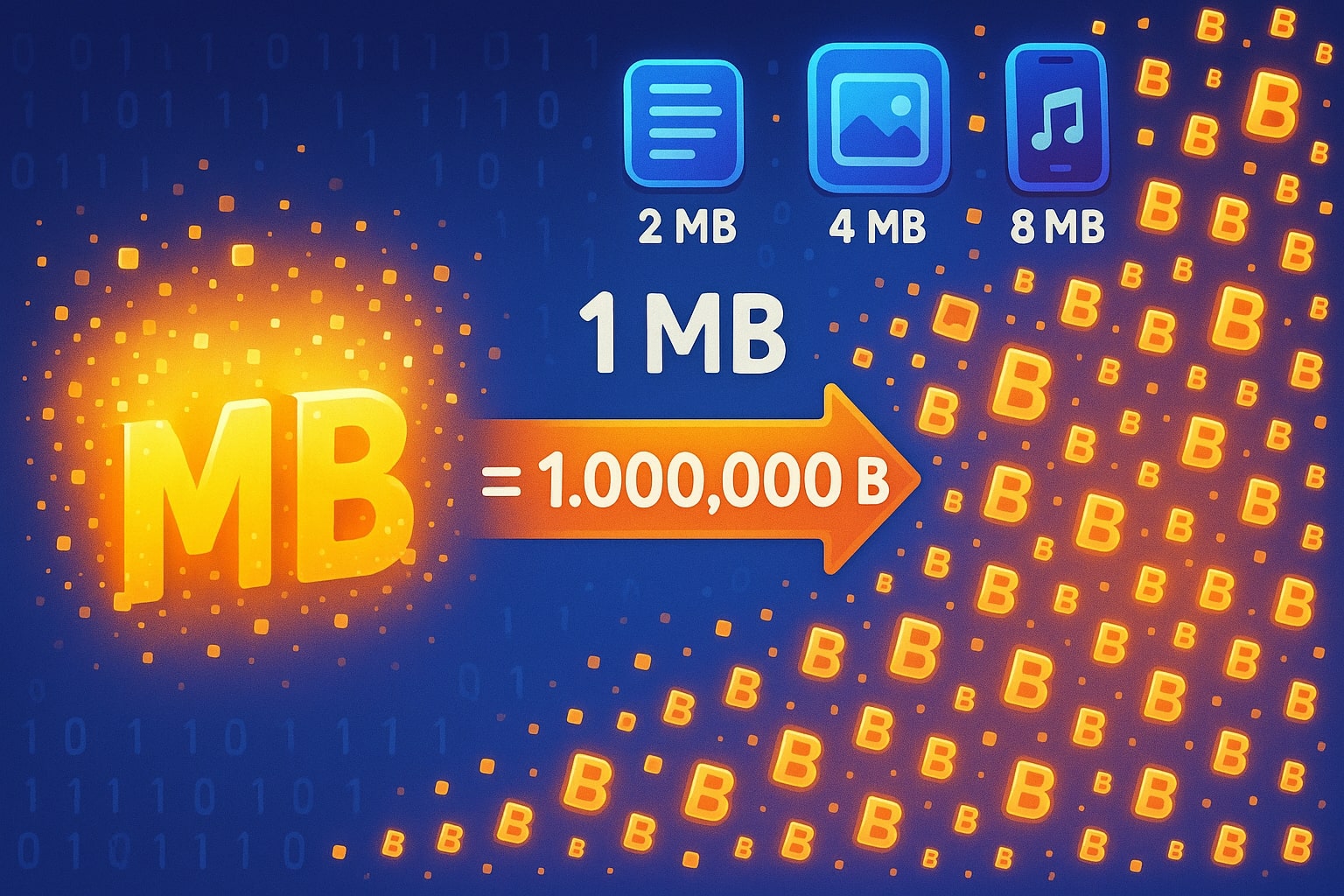 Konverter Megabyte ke Byte